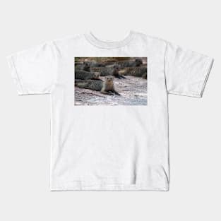 Banded mongoose in Namibia Kids T-Shirt